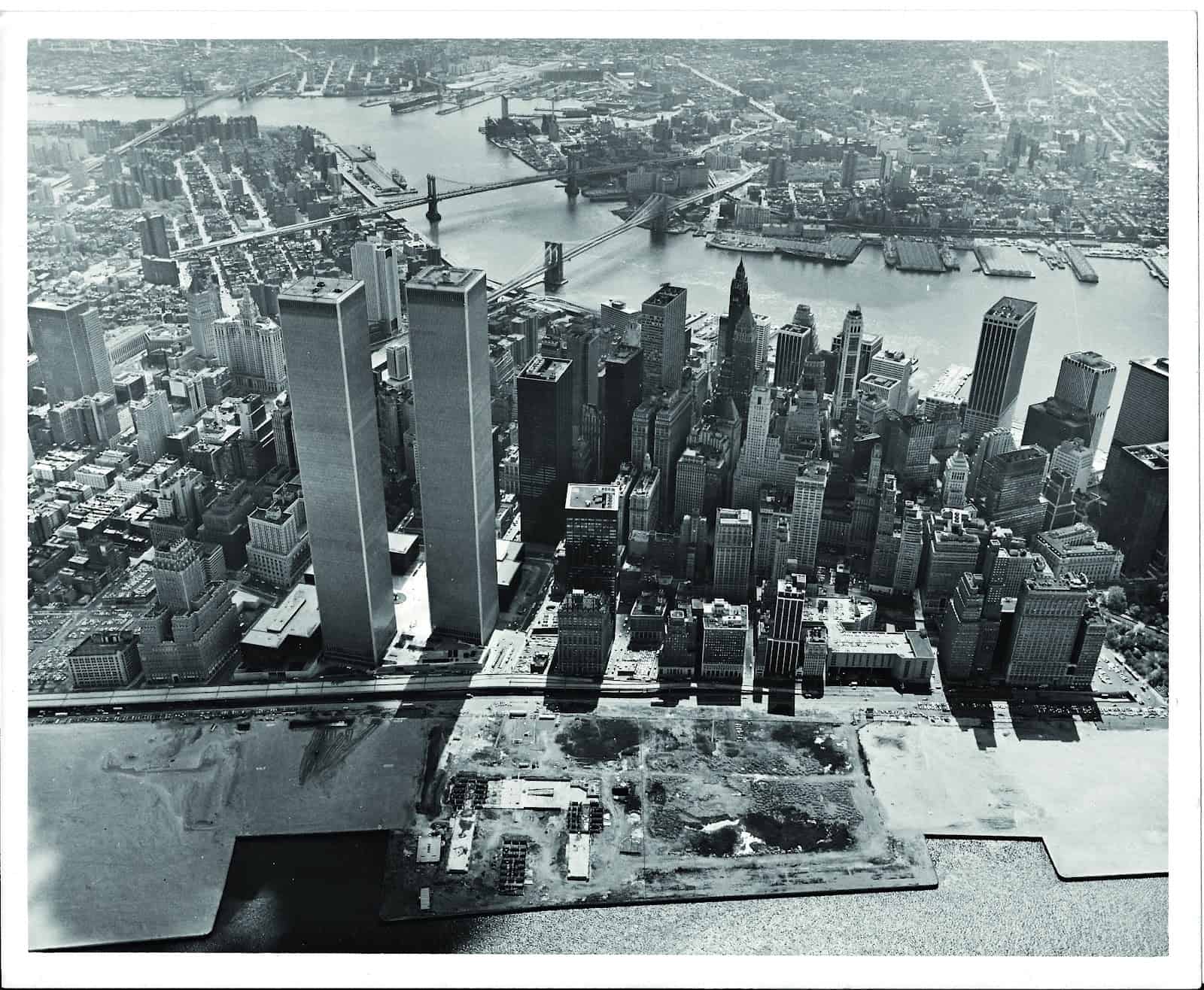 Twin Towers1966 1973 Nova York Arquitecte Minoru Yamasaki Building Data Brussel Les Copy Foto Tots E